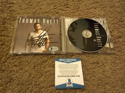 THOMAS RHETT Signed TANGLED UP CD BECKETT CERTIFIED D71380 COA ...