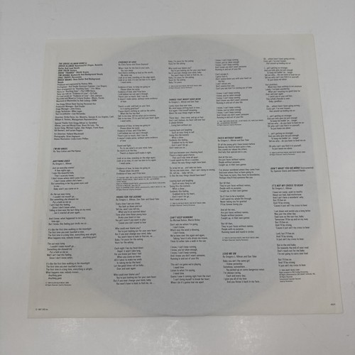 The Gregg Allman Band - I'm No Angel Original Vinyl Record LP E 40531 NM/NM - Picture 4 of 6