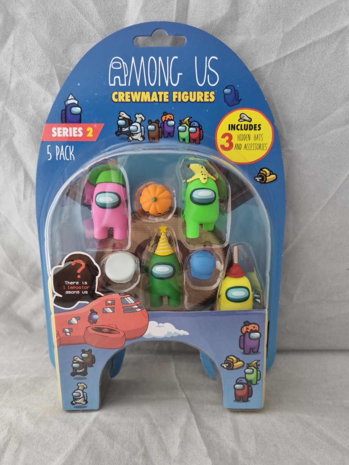 Among Us Crewmate Figures (5 Pack) - Series 2 with Accessories New
