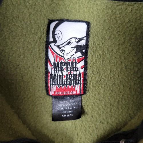 Sudadera con Capucha Metal Mulisha Para Hombre Grande Camuflada Negra Anti Est 1999 Cremallera Completa Y2K - Imagen 3 de 12