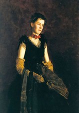 Ｏｉｌ　ｐａｉｎｔｉｎｇ thomas eakins - portrait of letitia wilson jordan holding fan 