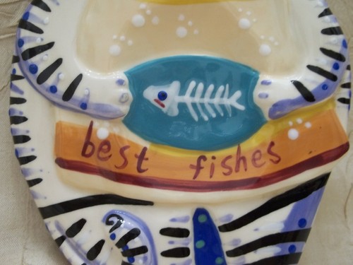 Dana Simson 2001 Cat Spoon Rest Boston Warehouse Trading Art Impressions - Picture 7 of 7