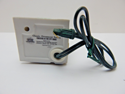 Dept 56 Classic Ornament Christmas in the City Dorthy's Dress Shop 98770 Lit Orn - Picture 9 of 12