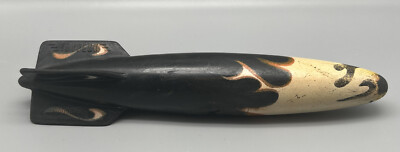 RARE SwimWays Toypedo Gliding Underwater Torpedo Pool Toy 11.5'' Flames VTG