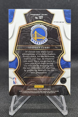 2022-23 Panini Select Stephen Curry Premier Level Green White Purple Prizm #127 - Picture 2 of 2