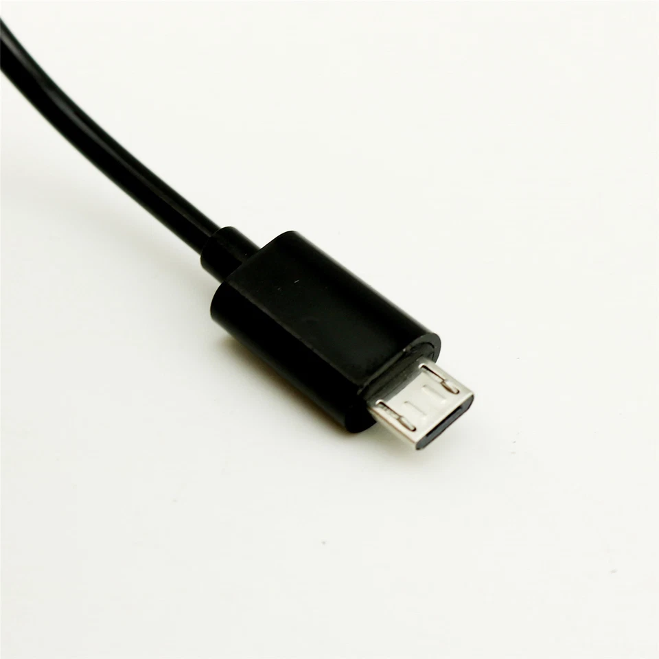 Micro USB B 5 Pin Male To Mini USB B 5 Pin Male Spiral Coiled Adapter Cable 3FT - Image 3 of 4