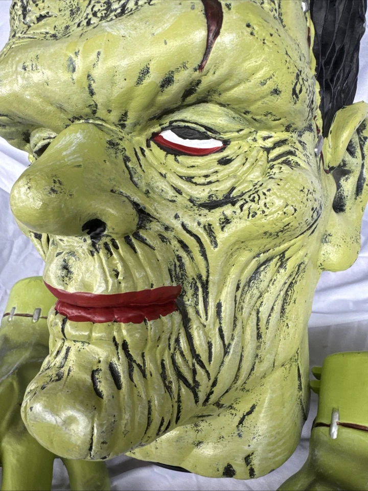 GEMMY SCAREWARE FRANKENSTEIN MONSTRUO ASCENDENTE ILUMINAR DECORACIÓN DE PATIO CAJA ABIERTA Foto 2 de 4