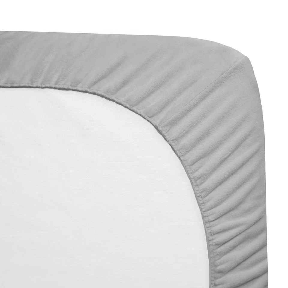 Heavenly Soft Chenille Pack Ajustable N Playard Sábana 27" x 39", Cálida y C... Foto 2 de 4