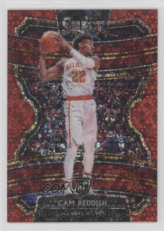 2019-20 Panini Select Concourse Hybrid Red Disco Prizm 48/49 Cam Reddish #96 6fs