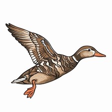 Duck Camouflage Hunting Sticker Car Bumper Decal Hunt Ducks