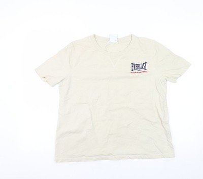 Basic-T-Shirt Damen UK Größe M Everlast Beige