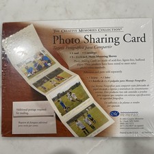 Creative Memories Photo Sharing Card with 5 4"x6" Photo Mounting Sleeves Natural