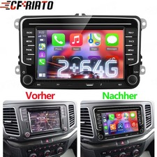 7'' Android 15 für VW Sharan II 7N Seat Alhambra 2 Autoradio Carplay GPS Navi FM