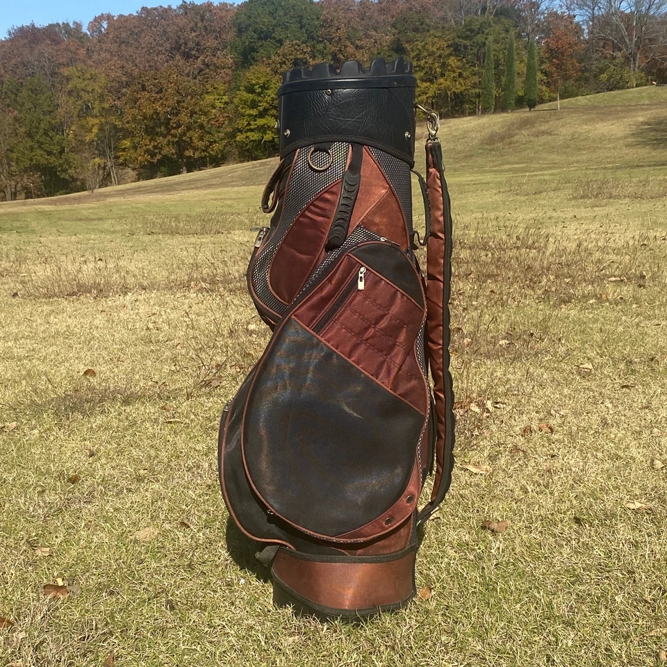 Bennington Golf QO-9 Quiet Organizer Cart Bag 10 Way Divider 14 Club with Hood - Image 3 of 4