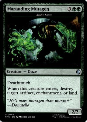 Marauding Mutagen - Acidic Slime 48 TMC Commander: Ninja Turtles NM
