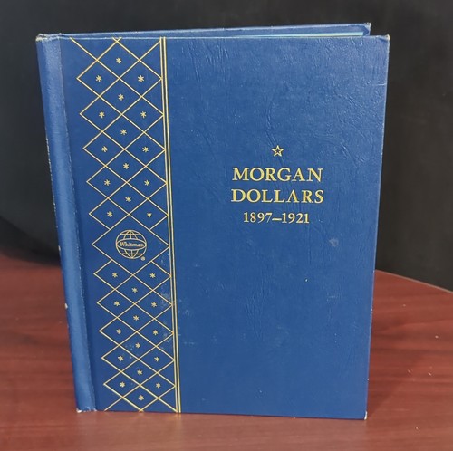 Whitman Morgan Dollars Coin Album 1897-1921 Blue Hardcover Collection Holder
