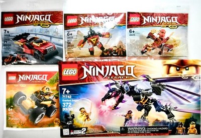 LEGO Ninjago: 71742 Overlord Dragon, 30535 Fire Flight, 30723 Cole