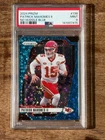 2024 PANINI PRIZM PATRICK MAHOMES II #138 NO HUDDLE BLUE /99- PSA 9 MINT
