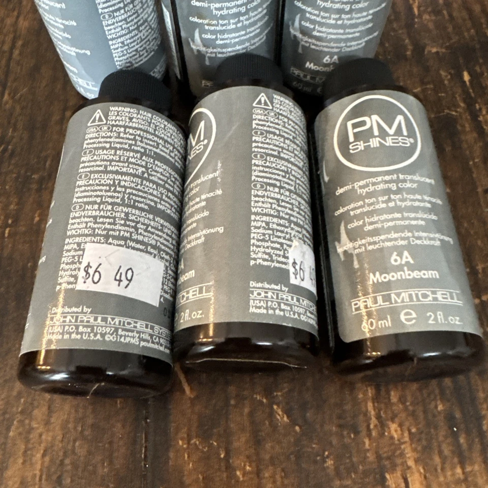 6 Paul Mitchell PM SHINES Color Hidratante Translúcido Semipermanente - Rayo de Luna Foto 3 de 3