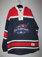 New NHL Columbus Blue Jackets All Star Game old time Hockey cotton hoodie men L