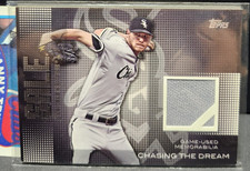 Topps 2013 Chasing the Dream Relics Chris Sale White Sox Memorabilia #CDR-CS