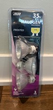 3 Pack NEW Feit Electric Halogen 35 Watt MR16 Flood Reflector Bulb GU10 Base