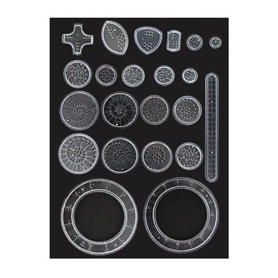 Zeichenvorlage Schön Spielzeug Spirograph -Herrscher Tracer Tragbar Transparent