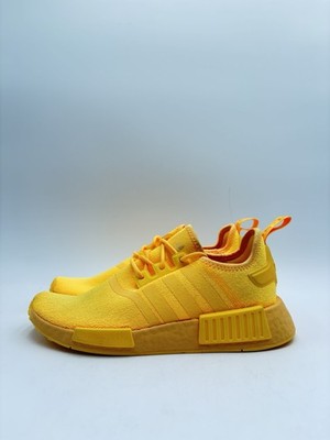 Adidas Men s NMD_R1 Size 7.5 Spark Yellow |ID9077|