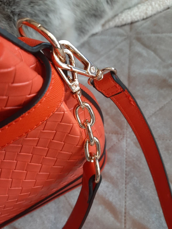 Lovely River Island Orange Weave Bucket Bag And Purse BNWOT - Image 4 of 4