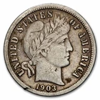1903-S Barber Dime VF (Details)