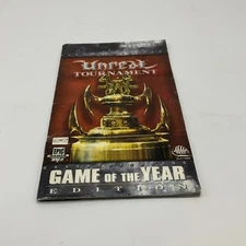 2000 Unreal Tournament Game Of The Year PC Manual No Game Manual Only