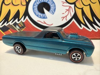 1968 Hot Wheels Redline AQUA FLEETSIDE US TRUCK NEAR MINT PICKUP