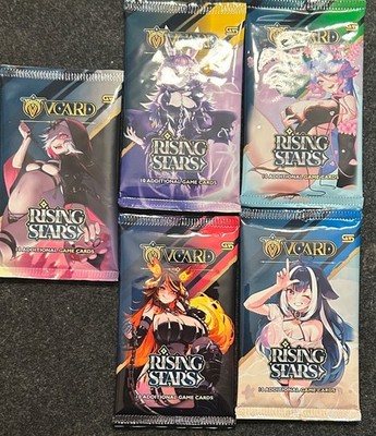 5 x Gamersupps VCARD Rising Stars Unlimited Edition Booster Pack