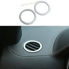 For Benz GLK 2009 2008-2014 2015 Matte Silver Dashboard Side Vent Overlay Cover