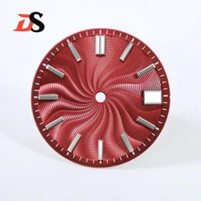 DS Guilloche Coloful Dial 28.5mm No Lume NoLogo Sterile NH34/38 No Date 6 OClock