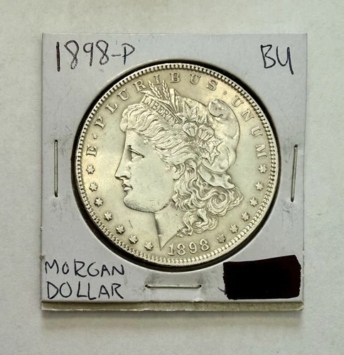 1898-P Morgan Silver Dollar - Brilliant Uncirculated (BU)