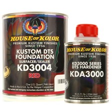 House Of Kolor Quart Kit Red Color Kd3004 Dts Surfacer Sealer W Hardener House Of Kolor Quart Kit Red Color Kd3004 Dts Surfacer Sealer W Hardener