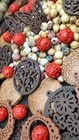 BEADS - Wood, Nuts, Seeds - Bamboo, Job's Tears, Imitation Cinnabar (Lot 29) — photo 4