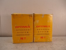Optimus Pro 77 Speakers 40-2057 New Open Box