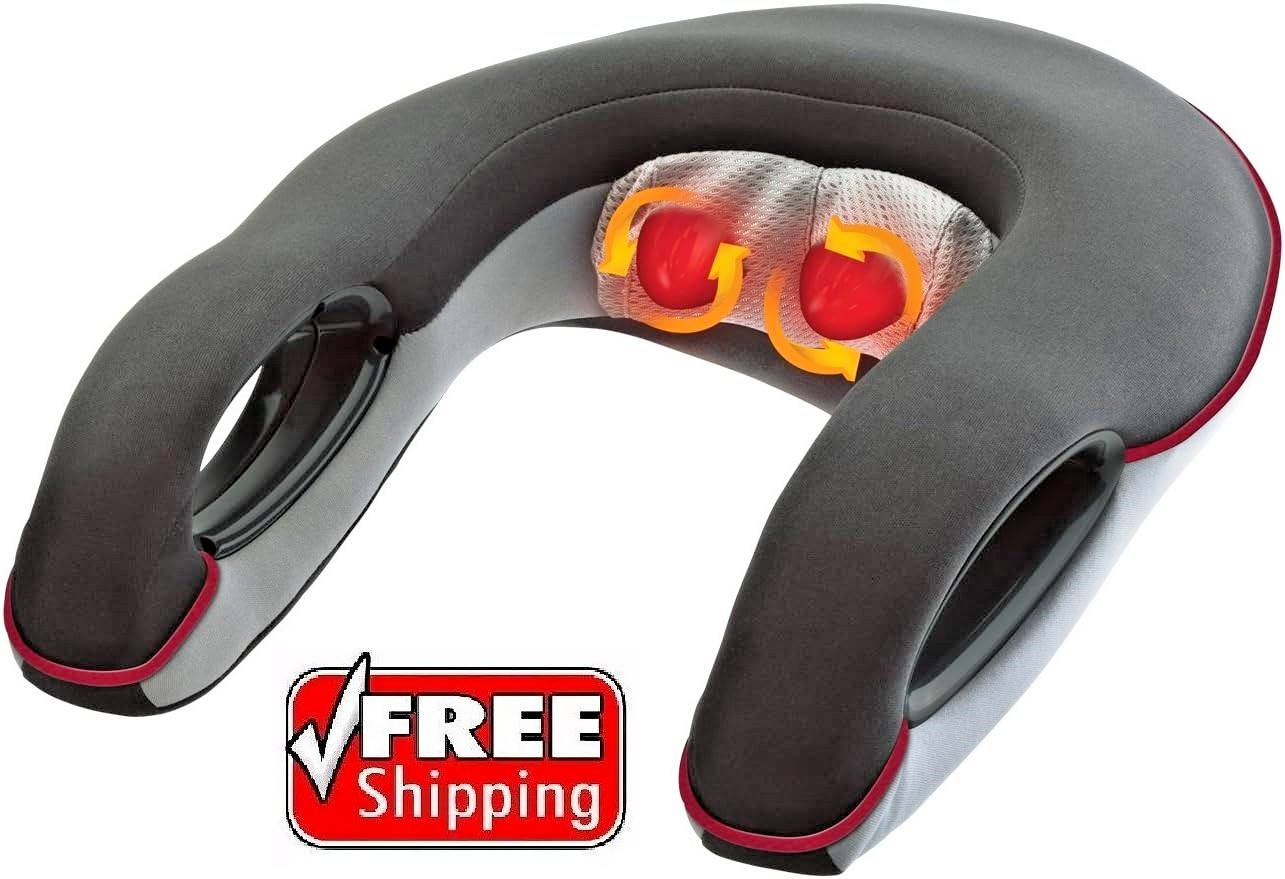 Homedics Shiatsu Neck & Shoulder Massager w Heat NMS-300B NE