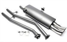 Sportauspuff für BMW E30 316i 318i Limousine 2x76DTM + ABE