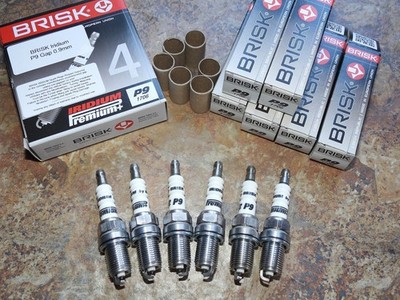 6x BRISK P9 Super Iridium Spark Plugs fit: Audi A6 - 3.2 FSi - 2004 to 2009