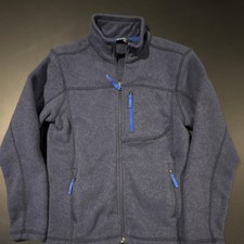 The North Face Boys Fleece Jacket Blue Full Zip Size M 10/12 