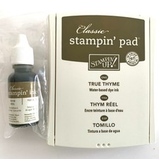 RETIRED Stampin' UP Classic Stampin' Pad  Ink Refill Reinker TRUE THYME