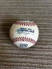 Game Used Official New York Penn League 100 Years MiLB Baseball Minor League