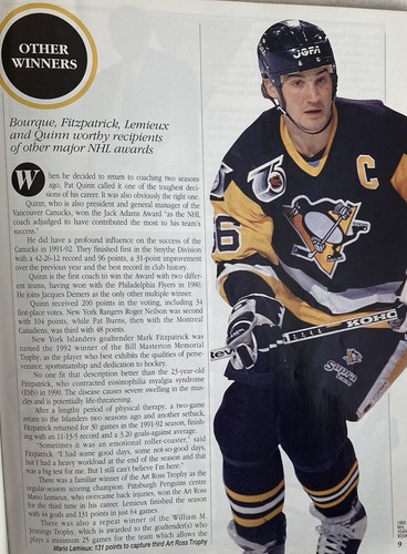 1993 NHL Yearbook Official Edition - Picture 4 of 8