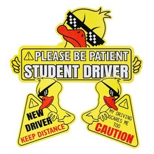 SINGARO New Driver Magnet for Car, 3pcs Cute Duck Car Magnets Student Driver ...