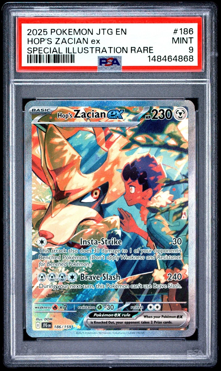 Hop's Zacian Ex 186/159 Sv09: Journey Together for sale | eBay