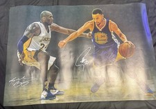 Kobe Bryant and Stephen Curry Poster! Clean poster Mamba Mentality ๐๐๐ RIP.