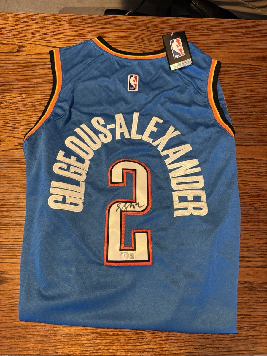 【Beckett鑑定済】SHAI GILGEOUS-ALEXANDER直筆サイン Shai Gilgeous Alexander Signed Jersey Beckett Authentication